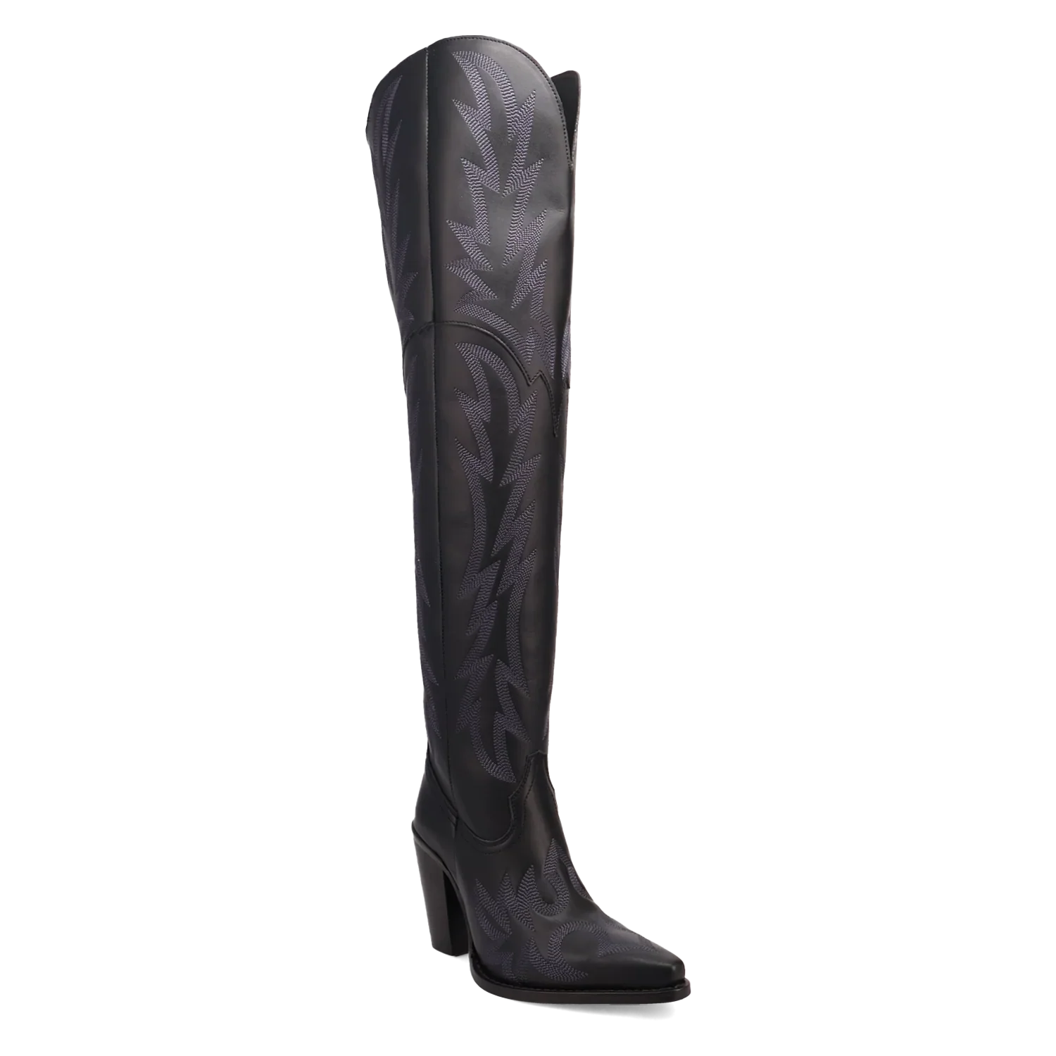 Dingo Diva Women’s Leather Cowgirl Boots — Tall Western Romance for Va ...