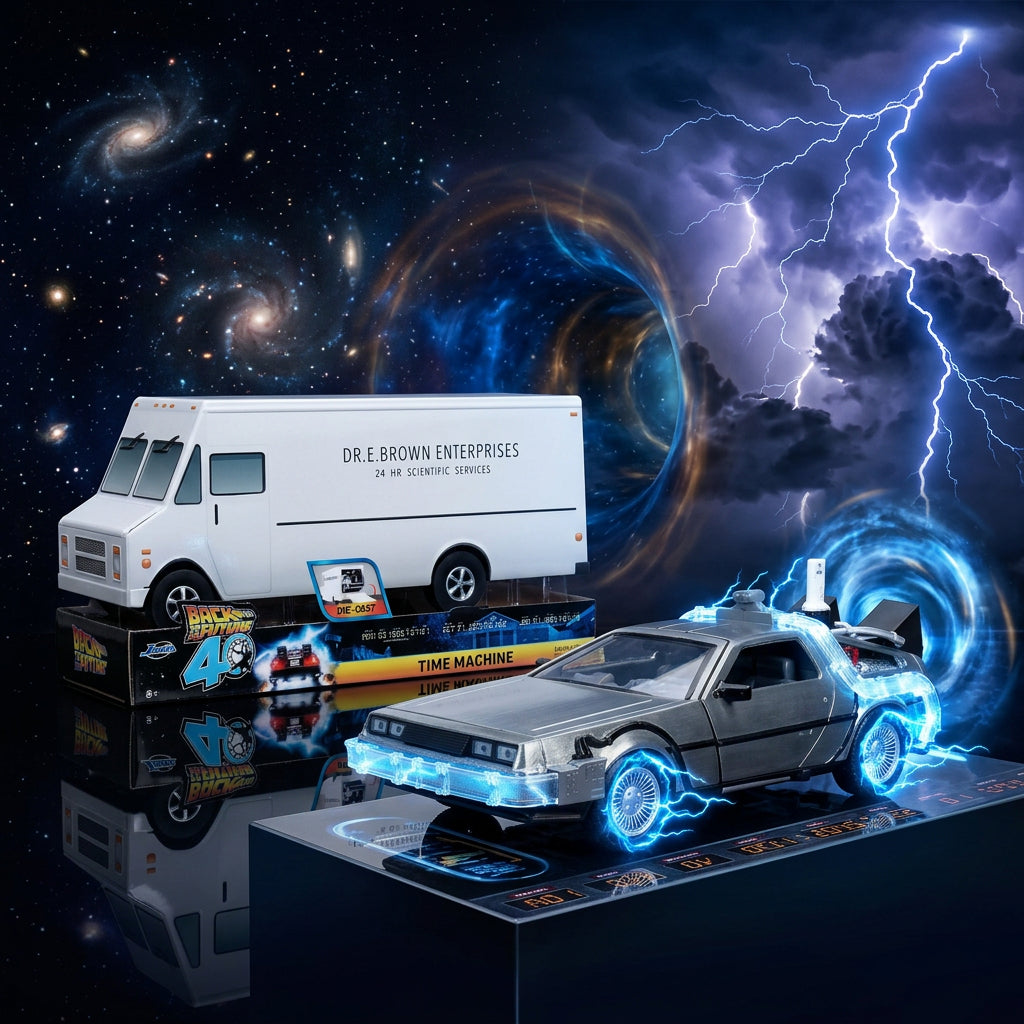 DeLorean Time Machine 1:24 – 40th Anniversary | Burning Reign